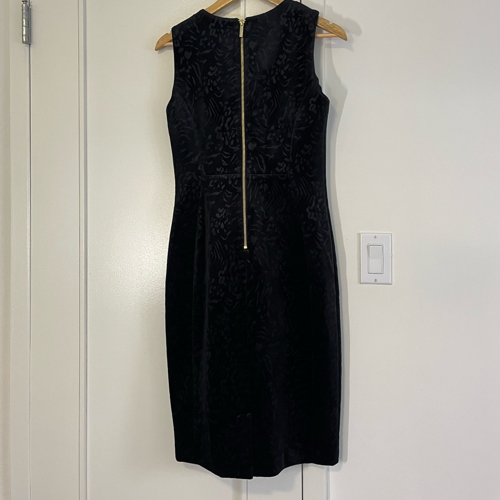 Calvin Klein Velvet Black Dress